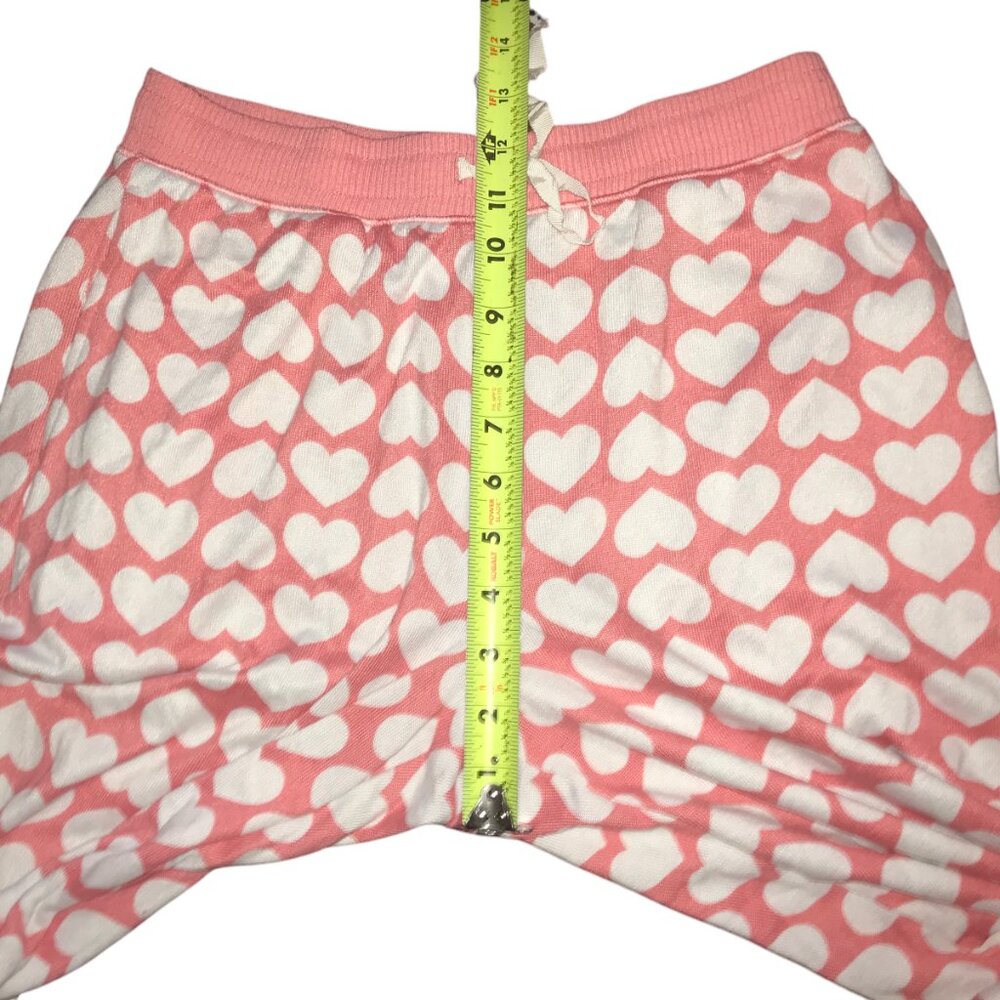 KATE SPADE PAJAMA Valentine Lounge SET PJS PINK WITH WHITE HEARTS. SIZE WOMEN'S - Picture 10 of 13